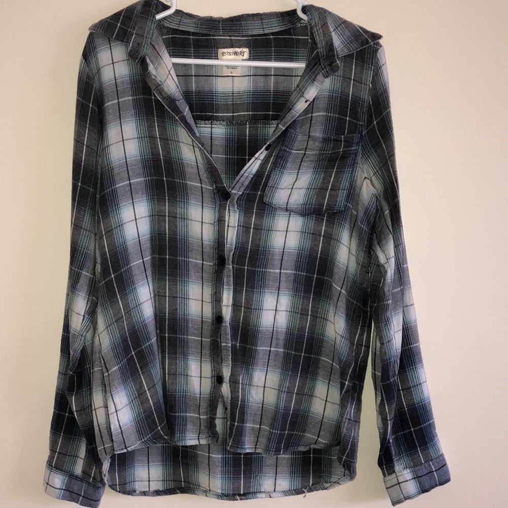 Blue Plaid Flannel